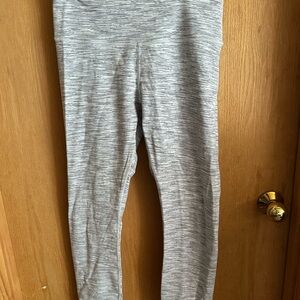 Lululemon Athletica white and Gray Leggings - like new!